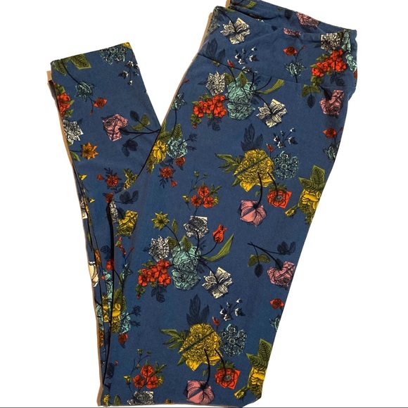 LuLaRoe Pants - BOGO50 Tall & Curvy Floral Print Butter Leggings